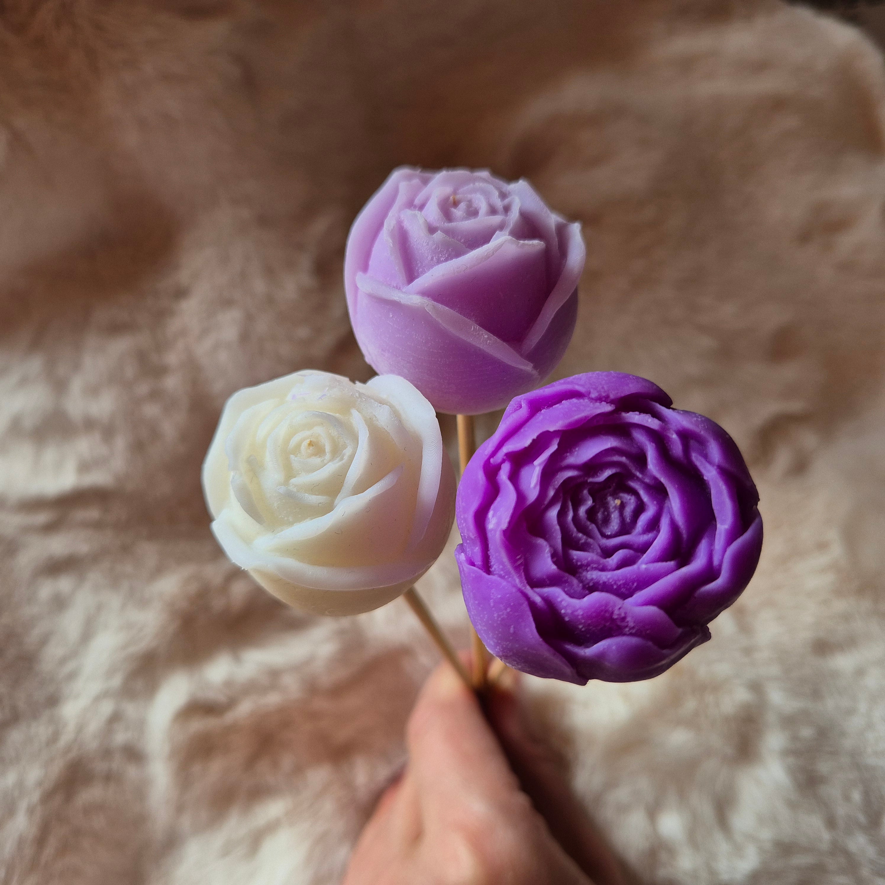 Fondant fleur à la Rose-Violette